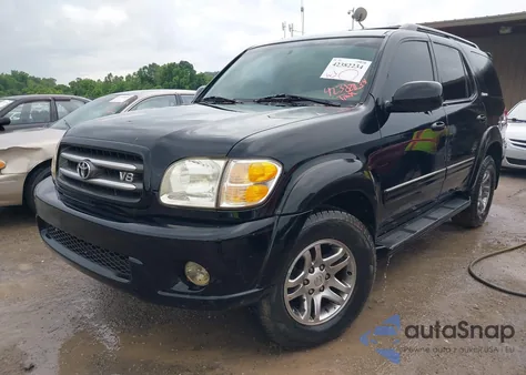 2003 Toyota Sequoia Limited V8 из США, поврежденный, VIN 5TDBT48A03S159963